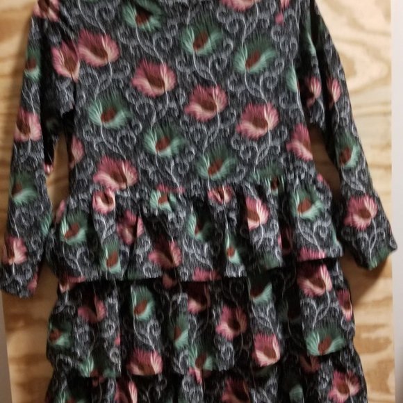 Beautiful Women's‎ Dress Floral v-neck Long Sleeve Small - Picture 2 of 13